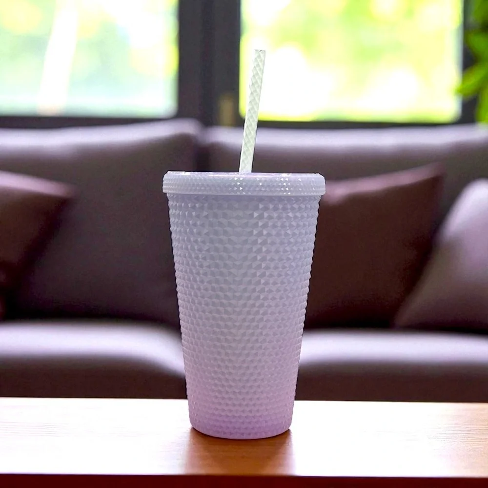 Starbucks Studded Icy Lilac Tumbler‎ 16oz, New